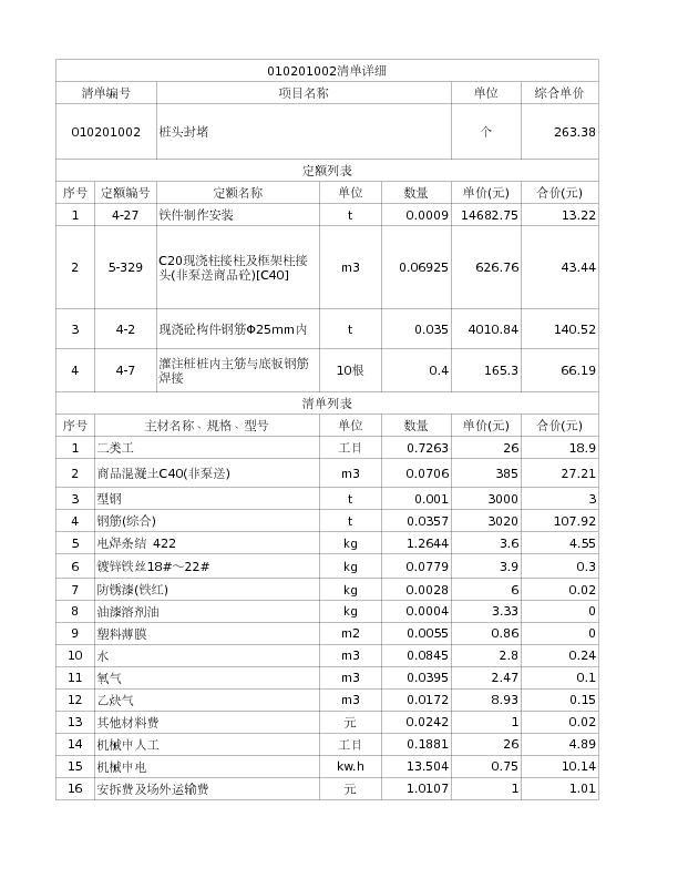 010201002  桩头封堵