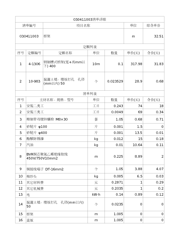030411003  桥架