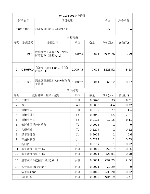 040103001  商业西侧回填方运距210米