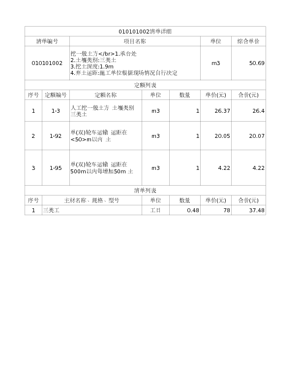 010101002  挖一般土方</br>1.承台处
