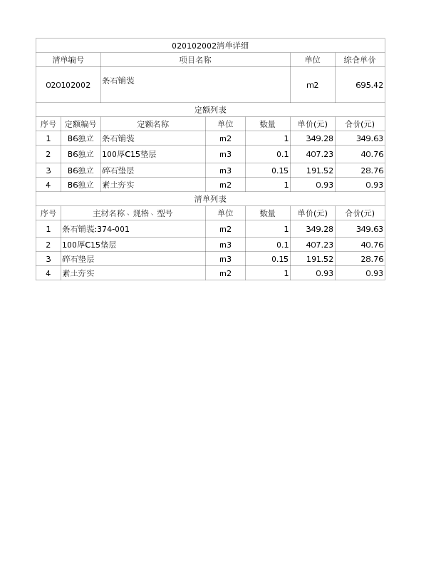 020102002  条石铺装