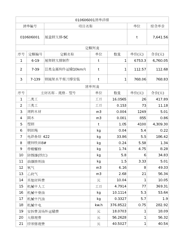 010606001  屋盖钢支撑-SC