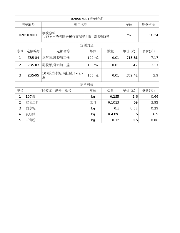 020507001  刷喷涂料