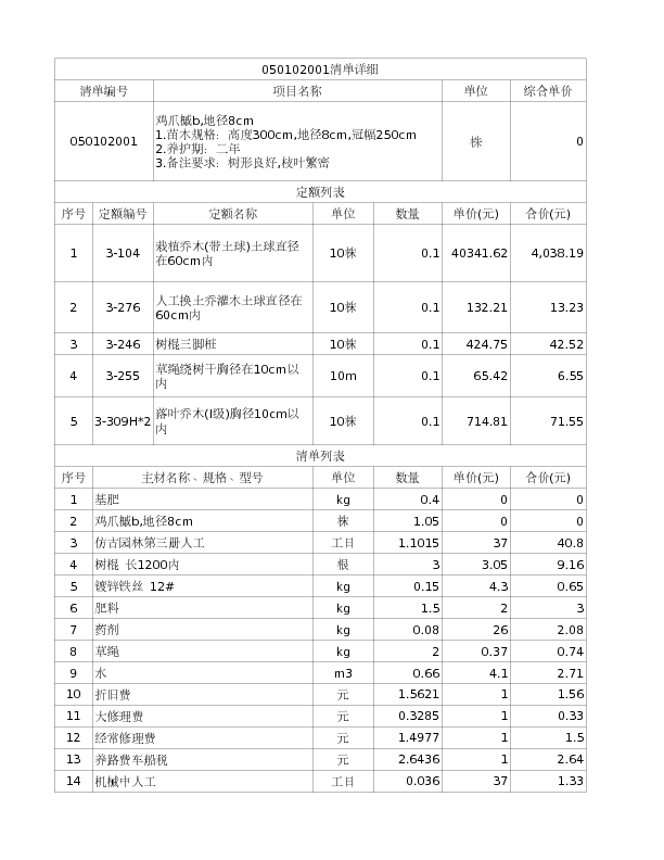 050102001  鸡爪槭b,地径8cm