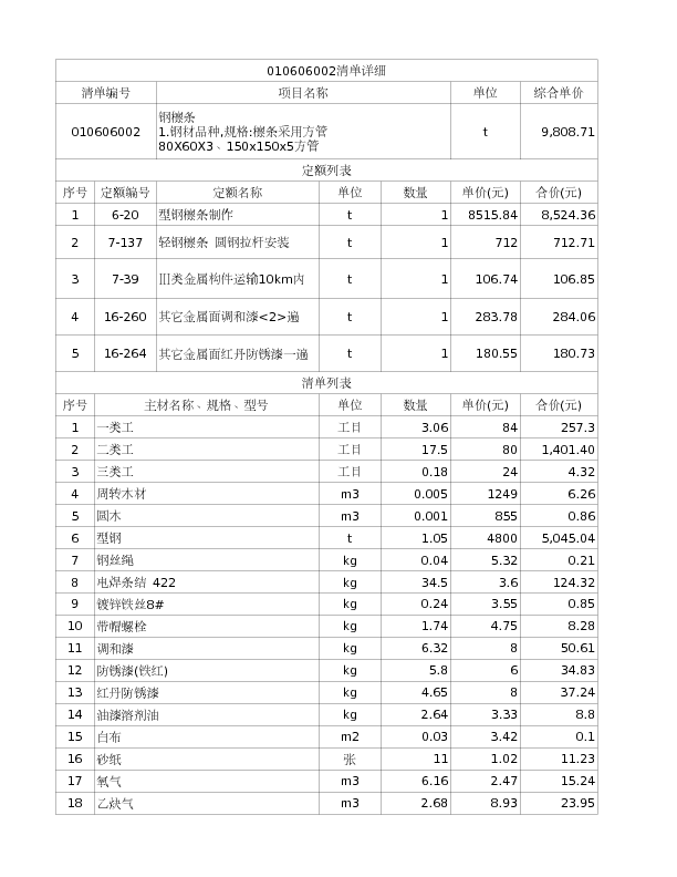010606002  钢檩条