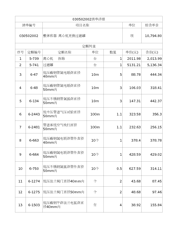 030502002  整体容器 离心机更换过滤罐