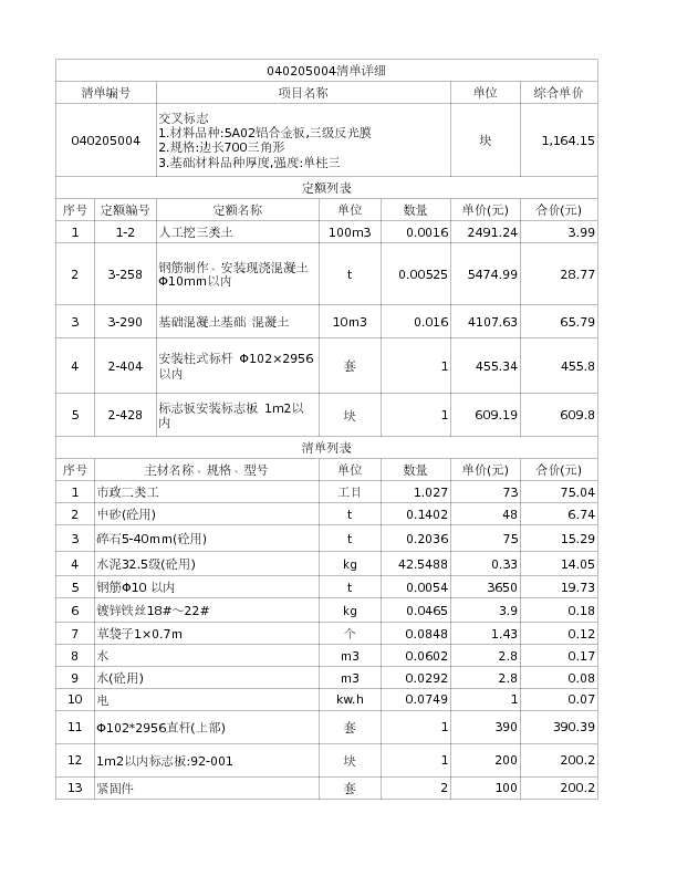 040205004  交叉标志