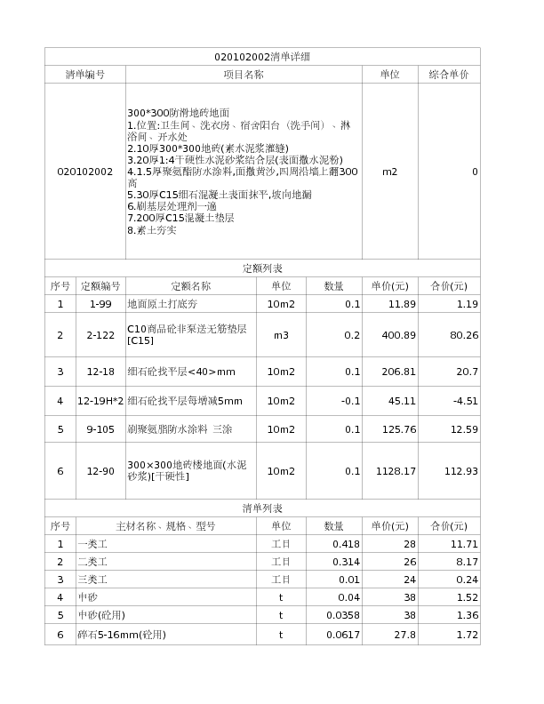 020102002  300*300防滑地砖地面