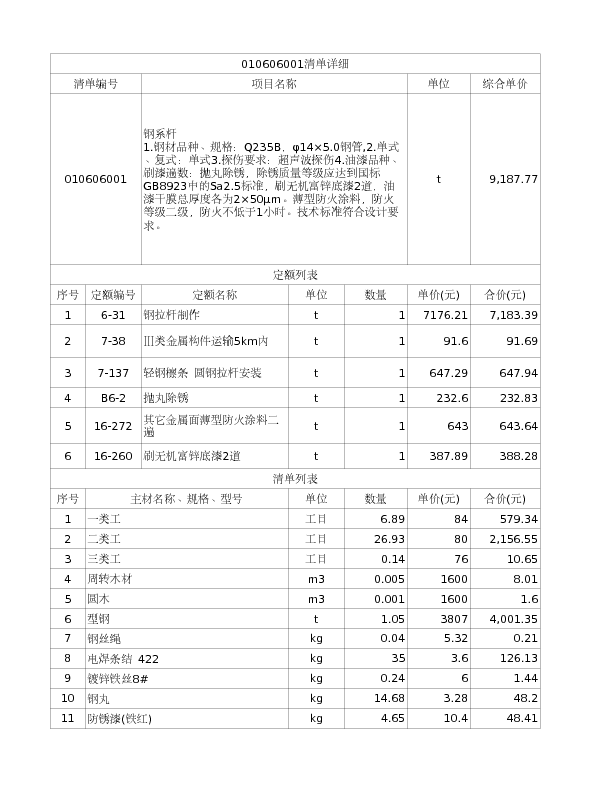 010606001  钢系杆